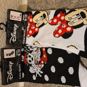 Disney  Mickey Mouse socks 2 Pairs Brand New